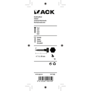 Mack 1017408 - houtdraadbout staal verzinkt 10 st 7 x 40 mm | 5 stuks - afbeelding 3
