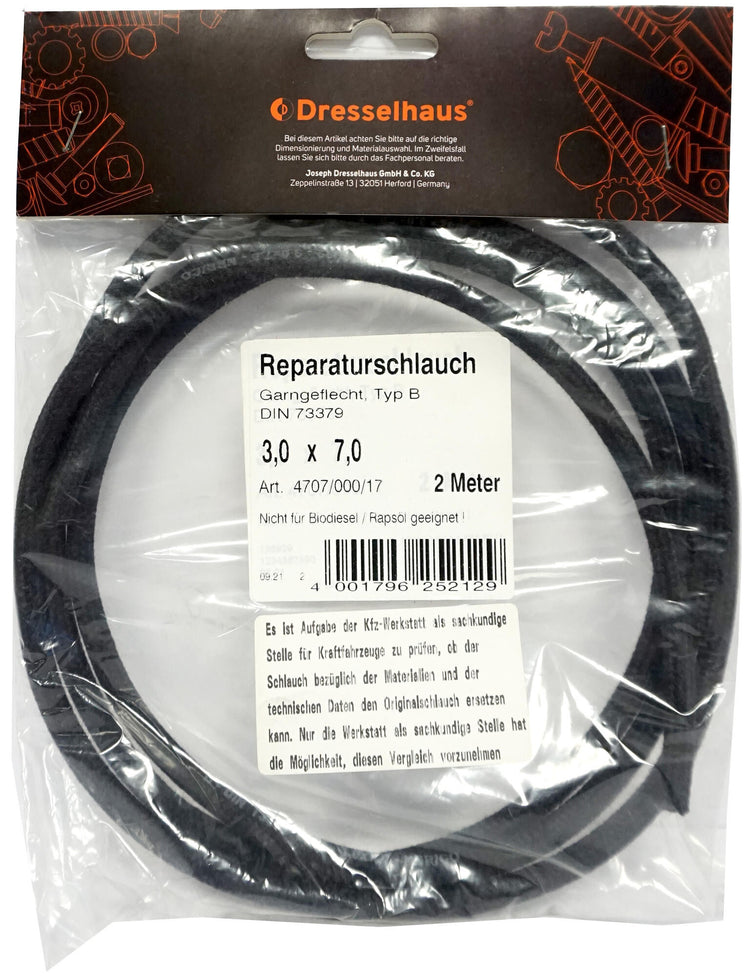 Dresselhaus brandstofslang 4707 fuel hose 9.0x14.0 dresselh. 4707 2m