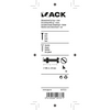 Mack 1017531 - metaalschroef cyl. kop + moer verz. 10 st m6 x 20 mm | 10 stuks