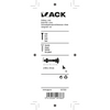 Mack 1017581 - houtbout + moer staal verzinkt5 st m8 x 50 mm | 5 stuks