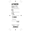 Mack 1017669 - stokeinde hout + metr. draad verz. 5 st m6x60 | 10 stuks