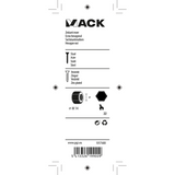Mack 1017680 - zeskant moer staal verzinkt 4 st m 14 | 5 stuks - afbeelding 3