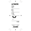 Mack 1017696 - vleugelmoer staal verzinkt 6 st m4 | 10 stuks