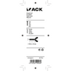 Mack 1017702 - vleugelschroef geelverzinkt 3 st m6 x 30 mm | 10 stuks