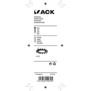 Mack 1017748 - tandveerring staal verzinkt 30 st m5 | 10 stuks - afbeelding 3