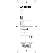 Mack 1017765 - splitpen staal verzinkt 12 st 3,2 x 40 mm | 10 stuks - afbeelding 3
