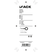 Mack 1017769 - schroefoog staal verzinkt 18st 2,5 x 12 mm | 10 stuks - afbeelding 5