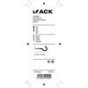 Mack 1017799 - schroefhaak staal verzinkt 7st 4,0 x 25 mm | 10 stuks