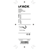 Mack 1017808 - schroefhaak staal wit 4 st 4,0 x 30 mm | 10 stuks