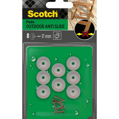 3m 1070710 - scotch® outdoor anti slide pads to screw clear ø 17 mm | 16 stuks
