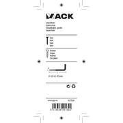 Mack 1017820 - schroefduim staal verzinkt 9st 4,0 x 45 mm | 10 stuks - afbeelding 3