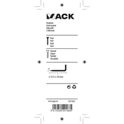 Mack 1017842 - puntduim staal verzinkt 6 st 4,5 x 50 mm | 10 stuks - afbeelding 3