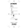 Mack 1017854 - kaderhaak staal vermessingd 10 st 8 x 29 mm | 10 stuks