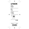 Mack 1017861 - kaderhanger staal vermessingd 4 st 19 x 31 mm | 10 stuks