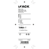 Mack 1019938 - keilbout met draadst. verzinkt 3 st m8x75 42mm | 5 stuks