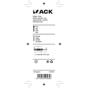 Mack 1019939 - keilbout met draadst. verzinkt3 st m8x75 51mm | 5 stuks - afbeelding 3
