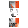Mack 1017955 - kram staal verzinkt 250 gr 3,5 x 35 mm | 5 stuks