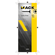Mack 1017971 - spaanplaatschroef vz kop geelverz. 60st 4,0 x 30 mm | 5 stuks - afbeelding 4
