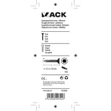 Mack 1018008 - spaanplschr.vzkop-zelfb. geelverz. 45 st 3,5 x 50 mm | 5 stuks - afbeelding 3