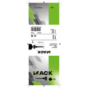 Mack 1018050 - houtdraadbout staal verzinkt 18 st 8 x 60 mm | 5 stuks - afbeelding 2