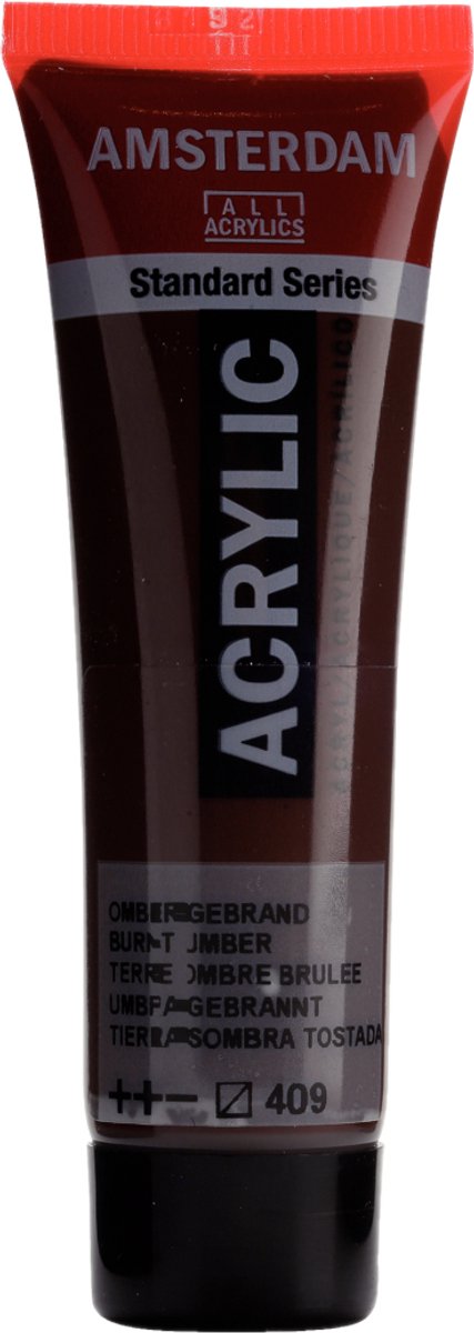 Royal talens verf - acryl - 409 - omber gebrand - amsterdam - 20ml