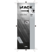 Mack 1019986 - spaanplaatschroef vz kop rvs 80 st 4,0 x 20 mm | 5 stuks - afbeelding 2