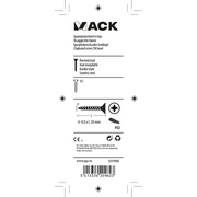 Mack 1019988 - spaanplaatschroef vz kop rvs 60 st 4,0 x 30 mm | 5 stuks - afbeelding 3