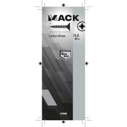 Mack 1019990 - spaanplaatschroef vz kop rvs 40 st 4,0 x 40 mm | 5 stuks - afbeelding 2