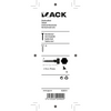 Mack 1020014 - houtdraadbout roestvrijstaal 6 st 8 x 70 mm | 5 stuks