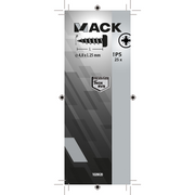 Mack 1020020 - zelftappende schroef cyl.kop a2 25 st 4,8 x 25 mm | 5 stuks - afbeelding 2