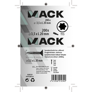 Mack 1020129 - spaanplaatschroef vz kp-zelfb.gvz 200st 3,5 x 20 mm | 5 stuks - afbeelding 2