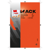 Mack 1047701 - opsteekdop kunststof zwart ø 22 mm 4 st pcs | 6 stuks - afbeelding 4