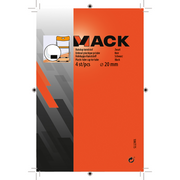 Mack 1047775 - buisdop kunststof zwart ø 20 mm 4 st pcs | 6 stuks - afbeelding 4
