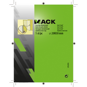 Mack 1047631 - deurstop cilindermodel inox look ø 20h30 mm 1 st pc | 6 stuks - afbeelding 4