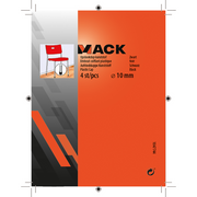 Mack 1047744 - opsteekdop kunststof zwart ø 10 mm 4 st pcs | 6 stuks - afbeelding 3