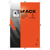 Mack 1048769 - schokdempend rubber zwart 35 x 70 mm 4 st pcs | 6 stuks