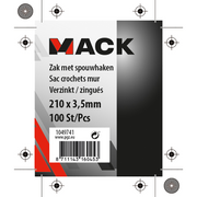 Mack 1049741 - zak met 100st spouwhaken verzinkt 210 x 3,5 | 5 stuks - afbeelding 3