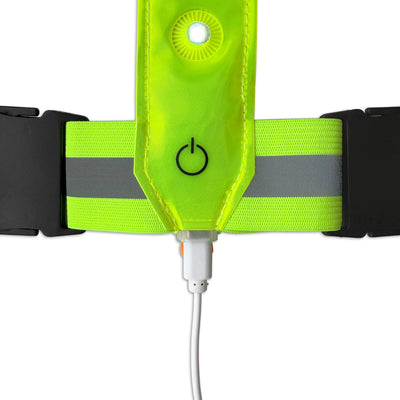 Lynx reflectie led sport vest usb