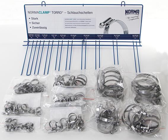 Ad slangklem assortiment hose clamps sort 100pcs sort 9mm 8-80