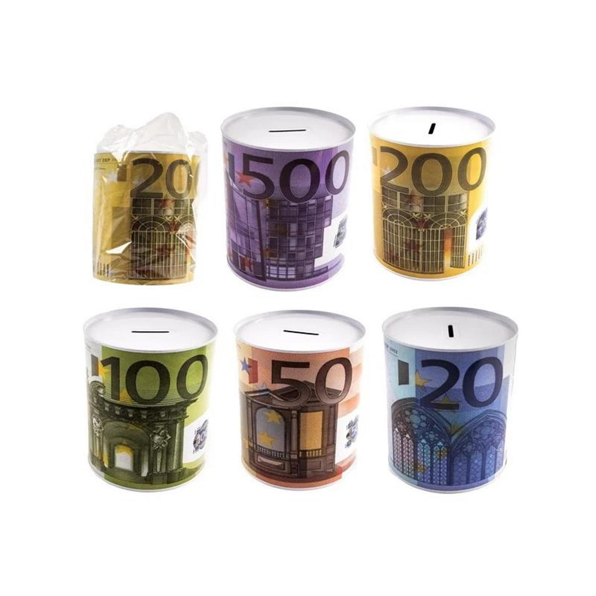 Spaarblik xl euro ø13,5xh15,5cm