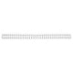 Draagbindruggen wirebind 34 gbc metaal 14mm zilver capaciteit 105vel