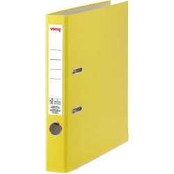 Ordner viking pp a4 5cm geel