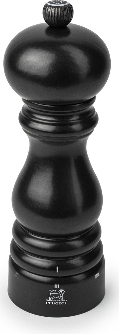 Peugeot paris zoutmolen 18 cm - satijnzwart - u'select - zirlion maalwerk