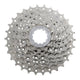 Shimano claris cs-hg50-8 cassette 8-speed 11-30t – vernikkeld staal – zilver