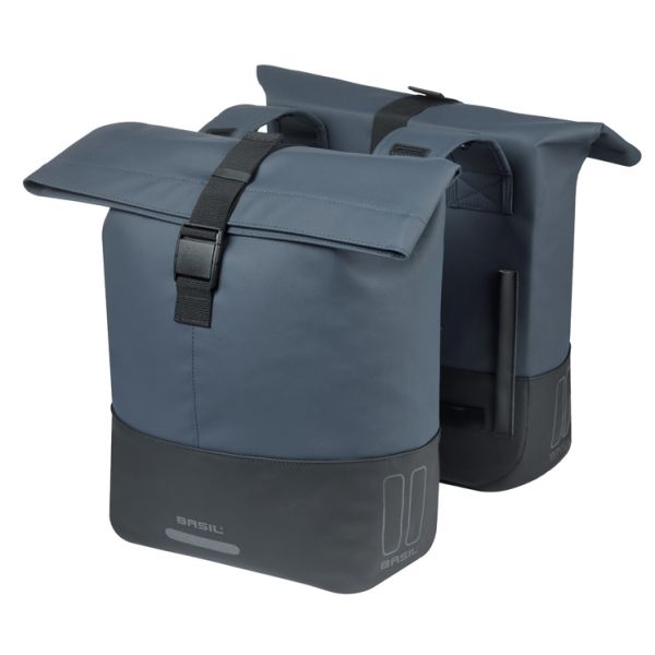 Basil b.v. tas basil cove dubbel blauw zwart | 32l