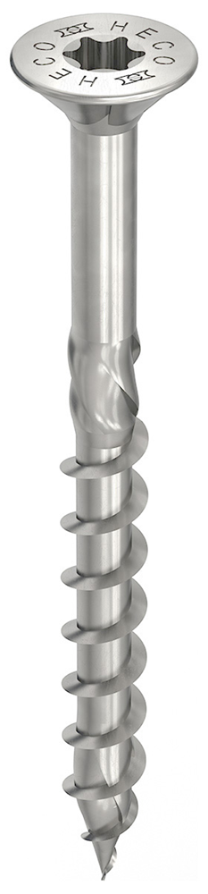 Heco topix-plus 5,0 x 60 vk t-20 dd rvs a2; 200 stuks - hc61775