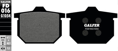 Galfer bremsbelag fd016 brake pad fd016 g1054 organic