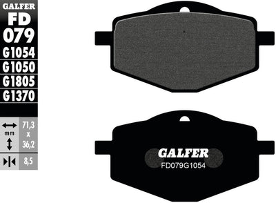 Galfer bremsbelag fd079 brake pad fd079 g1054 organic