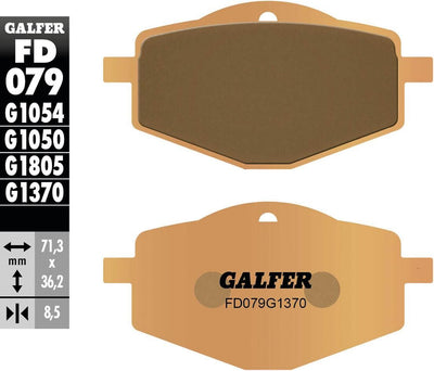 Galfer bremsbelag fd079 brake pad fd079 g1370 sintered metal