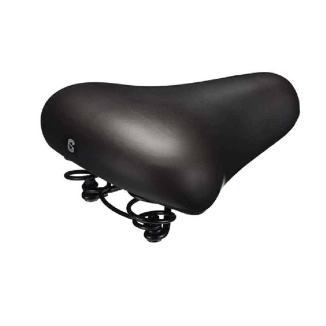 Selle comfort zadel city foam zwart met strop